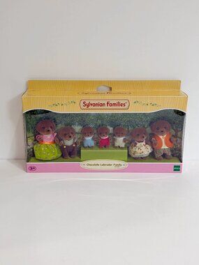 Calico Critters Sylvanian Families Chocolate Labrador Family 5730 Set
